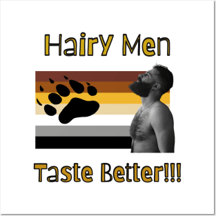 Hairy men Posters and Art